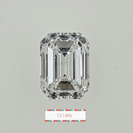 1.04 Carat Emerald Loose Diamond, F, VS2, Ideal, GIA Certified | Thumbnail