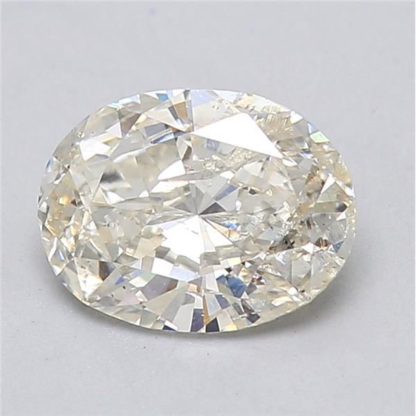 0.93 Carat Oval Loose Diamond, K, I1, Excellent, GIA Certified