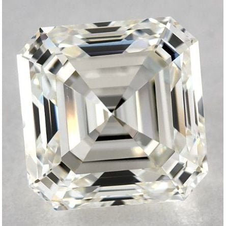 1.35 Carat Asscher Loose Diamond, J, VVS2, Ideal, GIA Certified