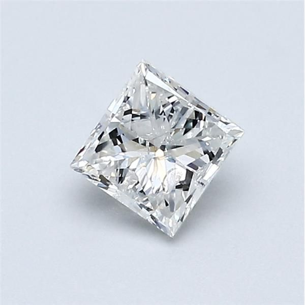 0.56 Carat Princess Loose Diamond, G, I2, Good, GIA Certified