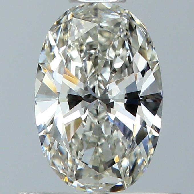 0.50 Carat Oval Loose Diamond, I, VVS1, Super Ideal, GIA Certified | Thumbnail