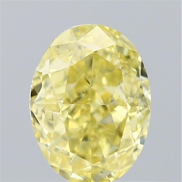 0.50 Carat Oval Loose Diamond, Yellow Yellow, VS2, Excellent, GIA Certified | Thumbnail