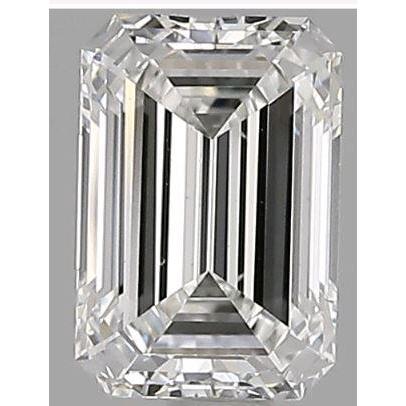 1.00 Carat Emerald Loose Diamond, H, VS1, Super Ideal, GIA Certified | Thumbnail