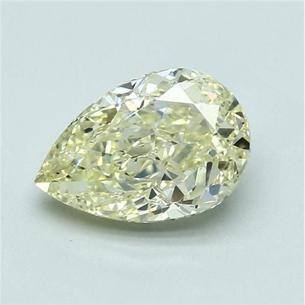 3.01 Carat Pear Loose Diamond, FLY FLY, VS2, Ideal, GIA Certified