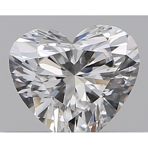 0.29 Carat Heart Loose Diamond, F, VS2, Ideal, GIA Certified | Thumbnail