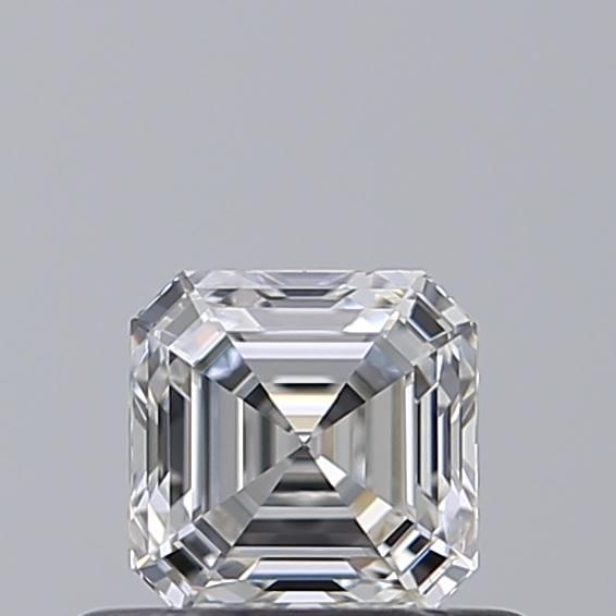 0.51 Carat Asscher Loose Diamond, F, VVS2, Super Ideal, GIA Certified