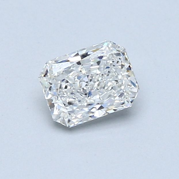 0.54 Carat Radiant Loose Diamond, G, IF, Ideal, GIA Certified