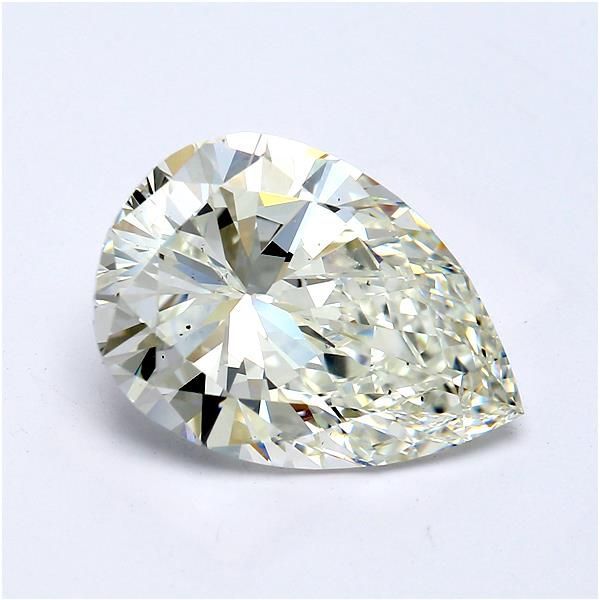 4.63 Carat Pear Loose Diamond, H, VS2, Excellent, GIA Certified