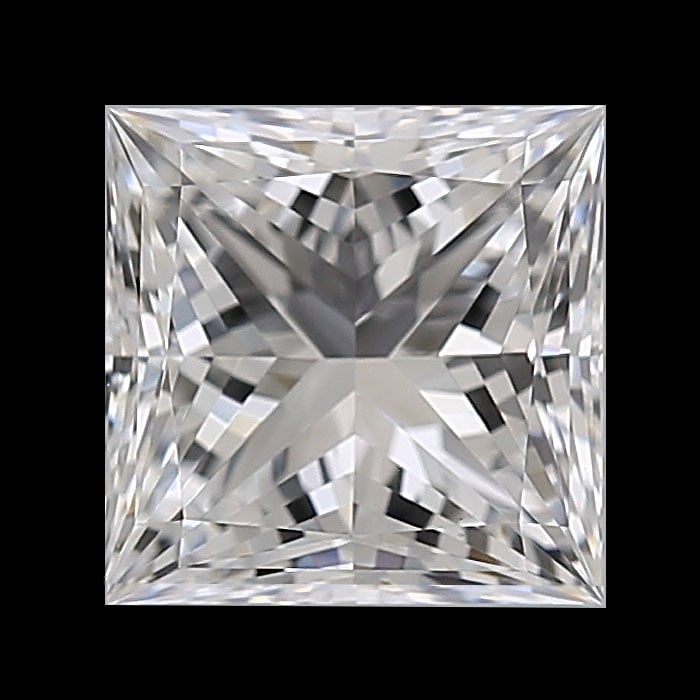 1.00 Carat Princess Loose Diamond, D, VS1, Super Ideal, GIA Certified | Thumbnail