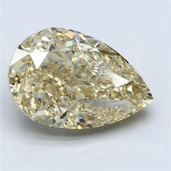6.09 Carat Pear Loose Diamond, FBY FBY, I1, Excellent, GIA Certified
