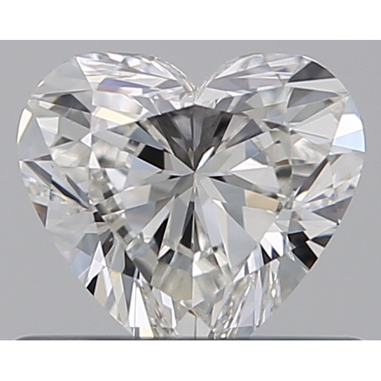 0.46 Carat Heart Loose Diamond, H, VVS2, Ideal, GIA Certified | Thumbnail