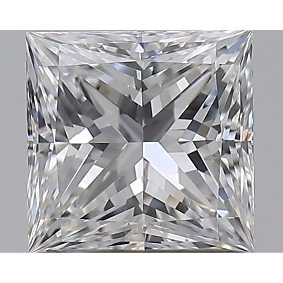 1.00 Carat Princess Loose Diamond, E, VVS2, Super Ideal, GIA Certified | Thumbnail