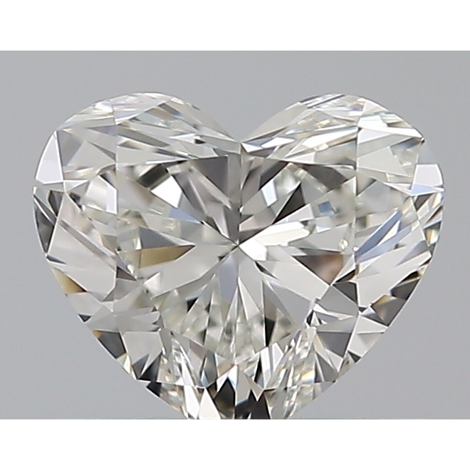 0.51 Carat Heart Loose Diamond, I, IF, Super Ideal, GIA Certified | Thumbnail