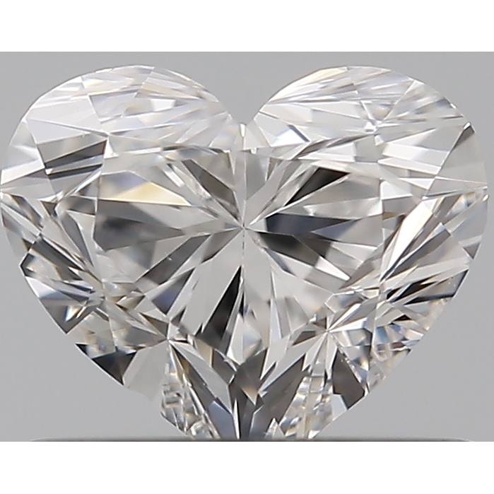 0.59 Carat Heart Loose Diamond, E, VS2, Ideal, GIA Certified | Thumbnail