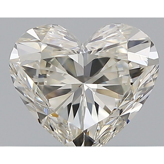 0.50 Carat Heart Loose Diamond, J, VS1, Super Ideal, GIA Certified