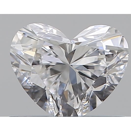 0.46 Carat Heart Loose Diamond, D, VVS1, Ideal, GIA Certified