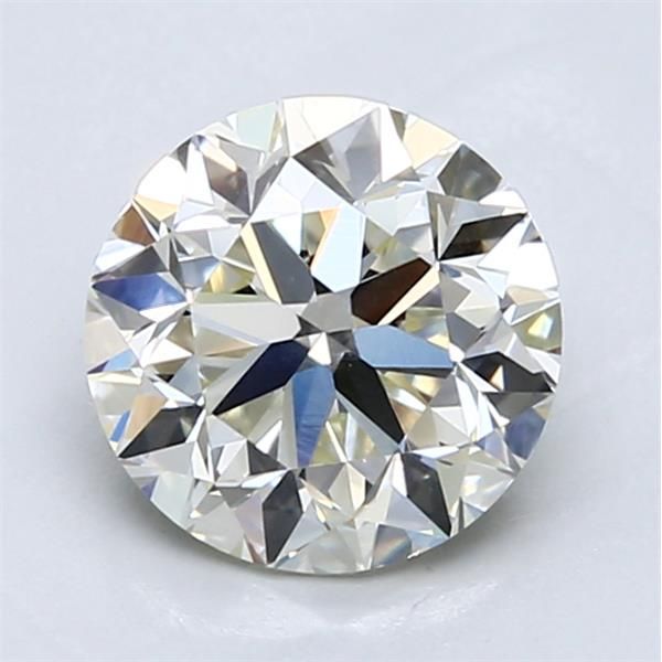 2.01 Carat Round Loose Diamond, M, VS2, Excellent, GIA Certified