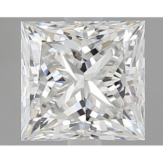 1.03 Carat Princess Loose Diamond, F, VVS2, Ideal, GIA Certified | Thumbnail