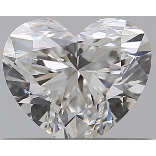 0.42 Carat Heart Loose Diamond, G, VVS2, Super Ideal, GIA Certified | Thumbnail