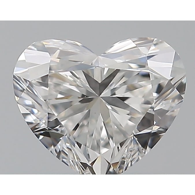 0.60 Carat Heart Loose Diamond, E, VVS1, Ideal, GIA Certified