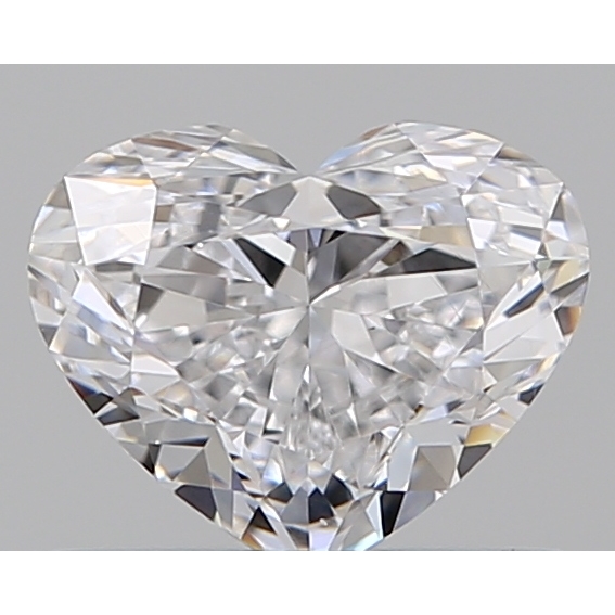 0.59 Carat Heart Loose Diamond, D, VS2, Ideal, GIA Certified