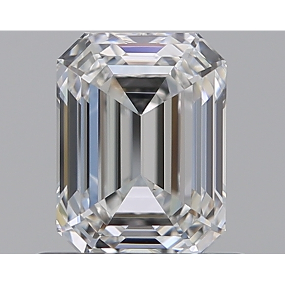 0.76 Carat Emerald Loose Diamond, F, VS1, Ideal, GIA Certified | Thumbnail