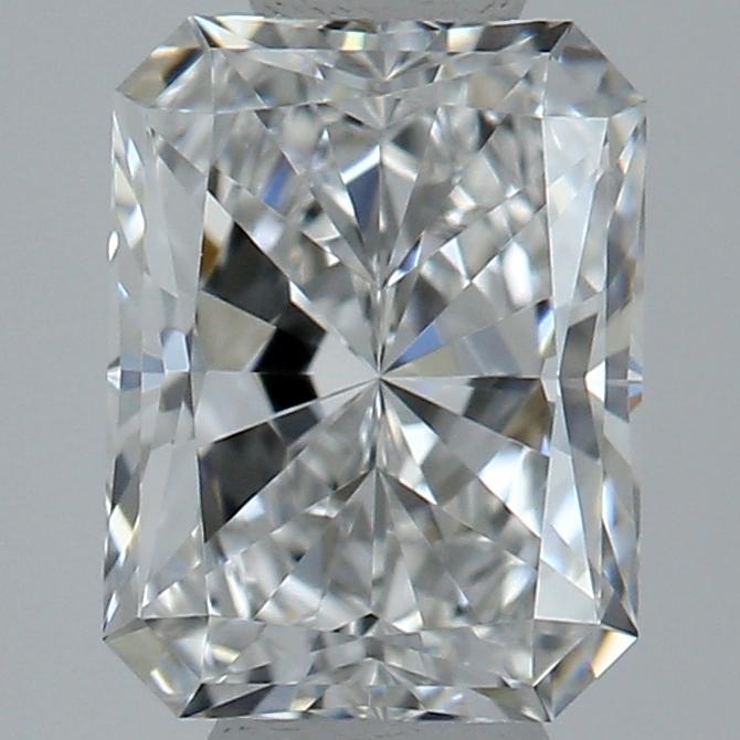 0.50 Carat Radiant Loose Diamond, E, VVS1, Super Ideal, GIA Certified