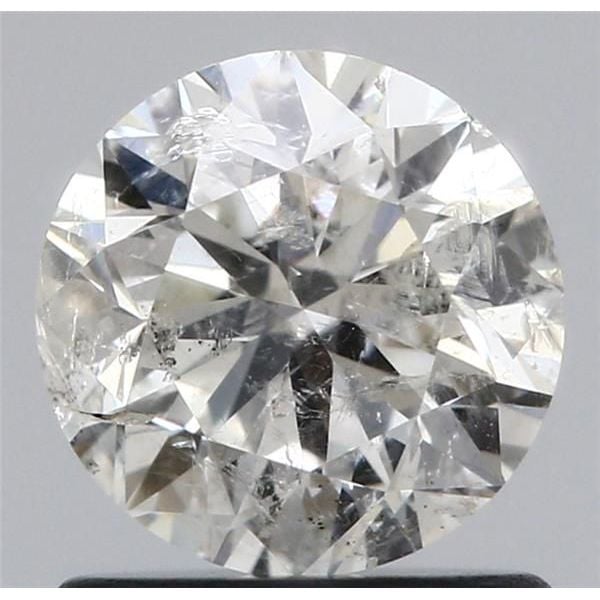 1.00 Carat Round Loose Diamond, L, I2, Good, GIA Certified | Thumbnail