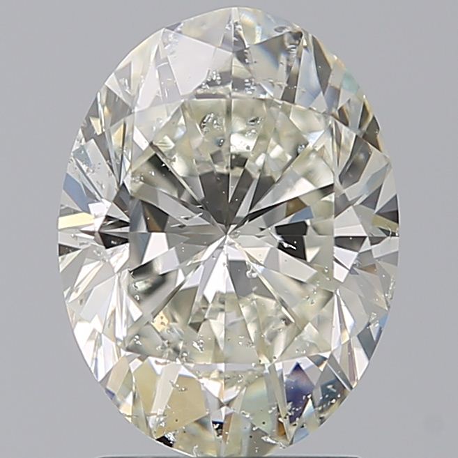 1.90 Carat Oval Loose Diamond, J, SI2, Super Ideal, GIA Certified | Thumbnail