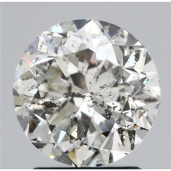 2.01 Carat Round Loose Diamond, L, I1, Good, GIA Certified | Thumbnail