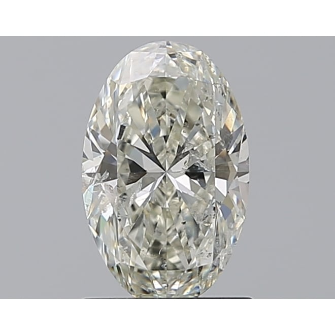 1.01 Carat Oval Loose Diamond, J, SI2, Super Ideal, GIA Certified | Thumbnail