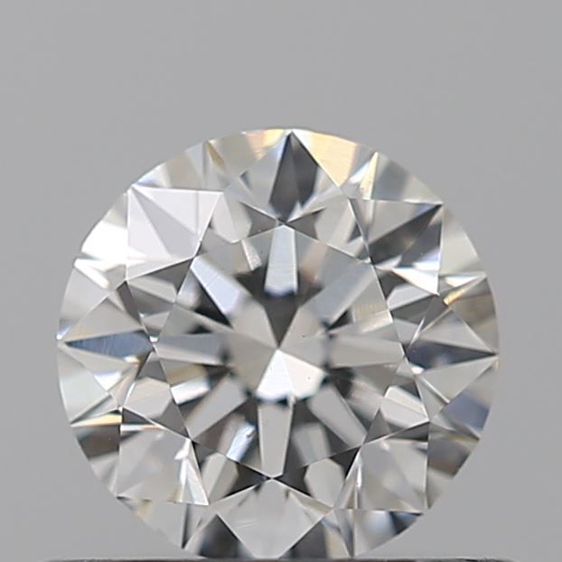 0.50 Carat Round Loose Diamond, E, VS2, Ideal, GIA Certified
