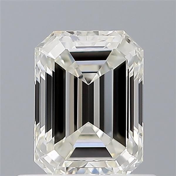 0.61 Carat Emerald Loose Diamond, I, VVS2, Super Ideal, GIA Certified