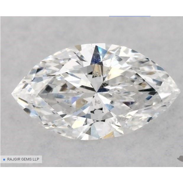 0.32 Carat Marquise Loose Diamond, D, SI2, Excellent, GIA Certified | Thumbnail
