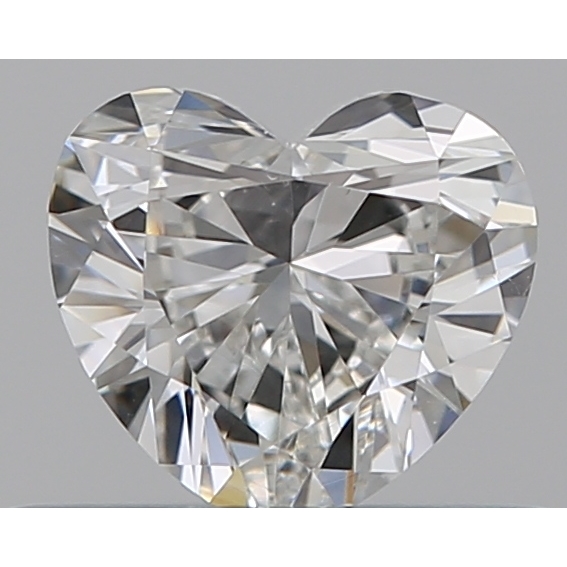 0.40 Carat Heart Loose Diamond, F, VS2, Ideal, GIA Certified | Thumbnail