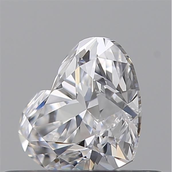 0.46 Carat Heart Loose Diamond, D, VVS2, Super Ideal, GIA Certified | Thumbnail