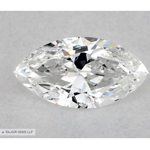 0.60 Carat Marquise Loose Diamond, F, I1, Ideal, GIA Certified | Thumbnail