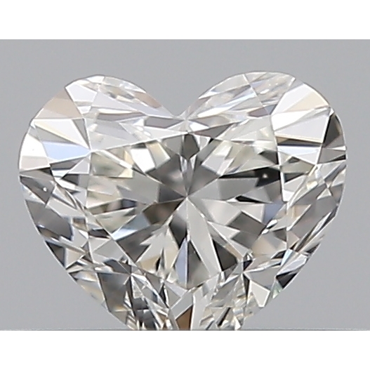 0.30 Carat Heart Loose Diamond, H, VS1, Ideal, GIA Certified