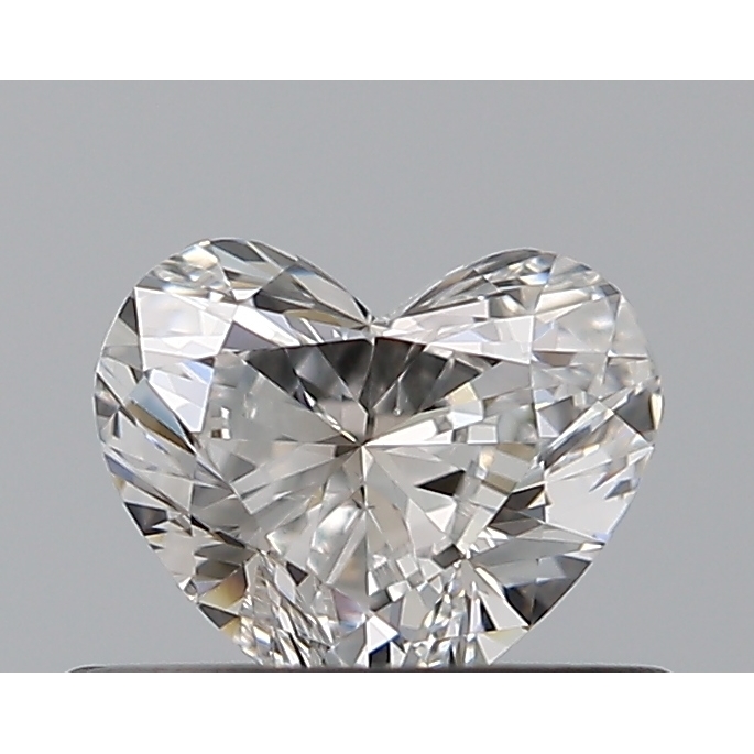 0.35 Carat Heart Loose Diamond, F, VS2, Excellent, GIA Certified