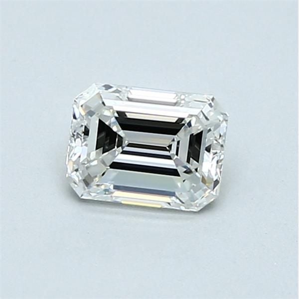 0.53 Carat Emerald Loose Diamond, G, VVS2, Ideal, GIA Certified | Thumbnail