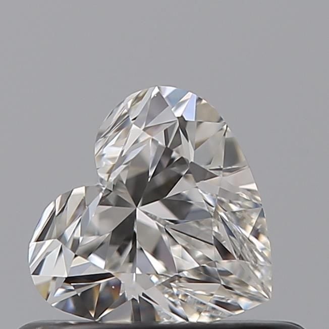 0.42 Carat Heart Loose Diamond, F, VVS1, Super Ideal, GIA Certified