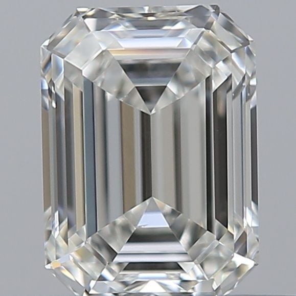 0.46 Carat Emerald Loose Diamond, H, VS1, Super Ideal, GIA Certified | Thumbnail