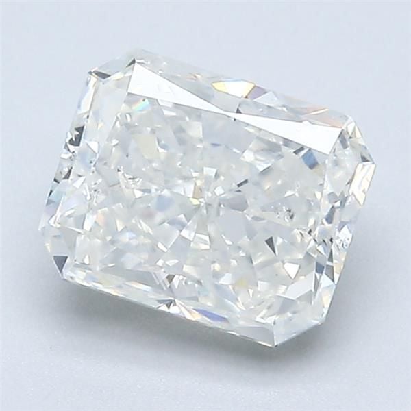 1.70 Carat Radiant Loose Diamond, I, SI2, Ideal, GIA Certified