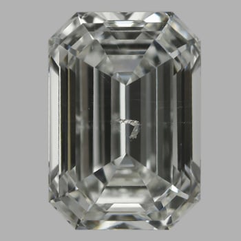1.03 Carat Emerald Loose Diamond, H, SI2, Ideal, GIA Certified | Thumbnail