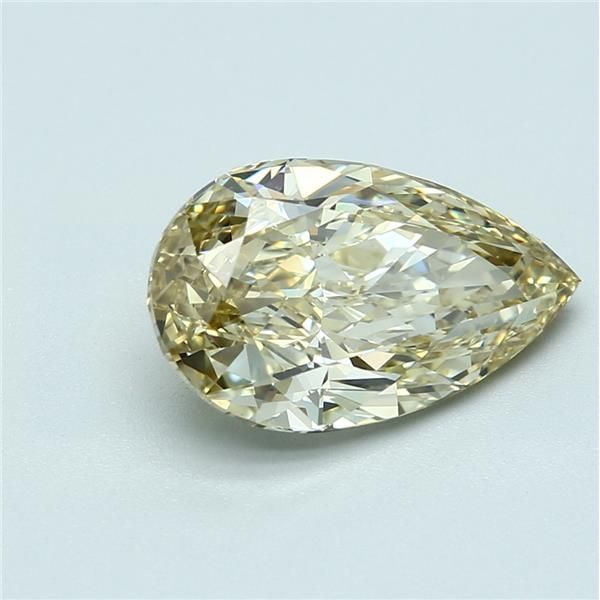 3.77 Carat Pear Loose Diamond, FBY FBY, VS2, Ideal, GIA Certified | Thumbnail