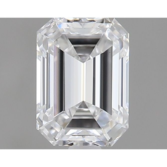0.51 Carat Emerald Loose Diamond, D, VS1, Excellent, GIA Certified | Thumbnail