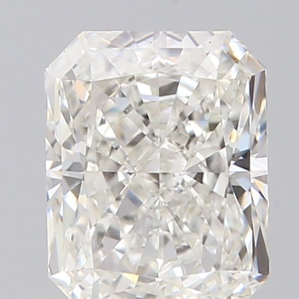 0.50 Carat Radiant Loose Diamond, H, VS2, Super Ideal, GIA Certified