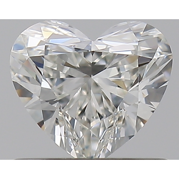 0.52 Carat Heart Loose Diamond, H, VVS1, Super Ideal, GIA Certified