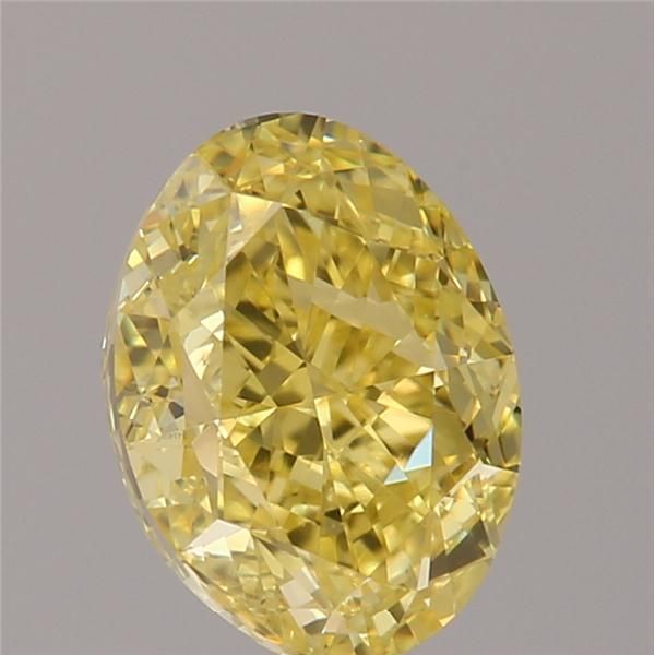 0.70 Carat Oval Loose Diamond, Yellow Yellow, VS2, Excellent, GIA Certified