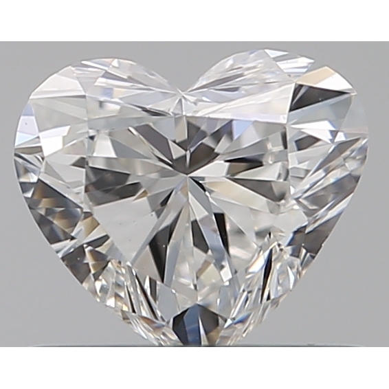 0.50 Carat Heart Loose Diamond, G, VS1, Ideal, GIA Certified